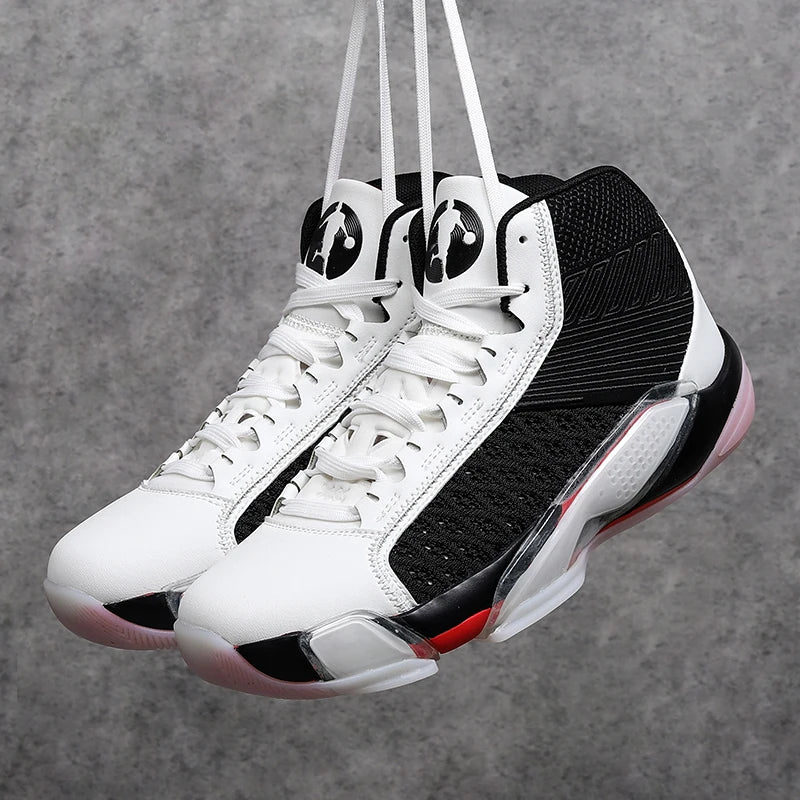 High Top Basketball Shoes Men Breathable Sneakers