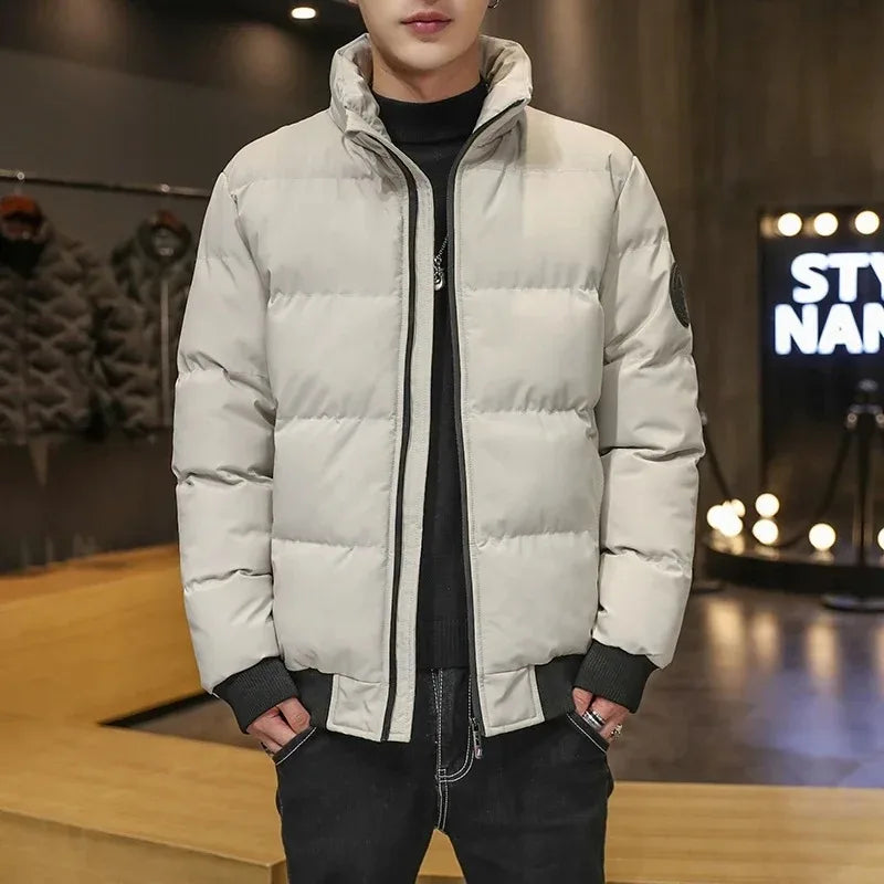 Winter Man Jackets Cotton-padded Parkas Puffer Jacket