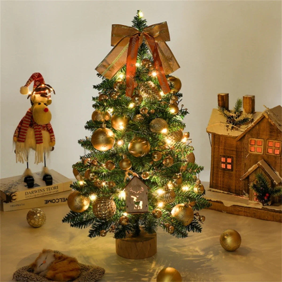 Christmas Tree Ornament Durable Mini Christmas Tree Decoration