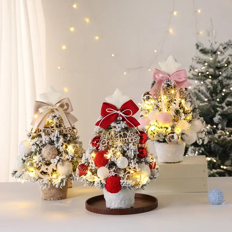 Christmas Tree DIY Set 35cm Xmas Tree with LED Lights