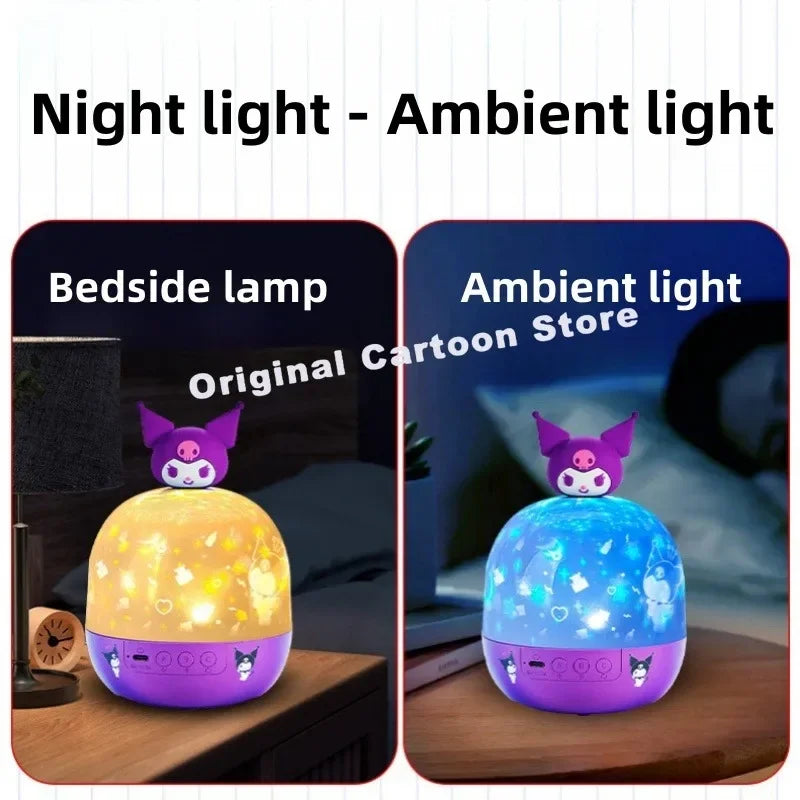 Kitty Sanrio Kuromi Starry Sky Projector Lamp Birthday Gift