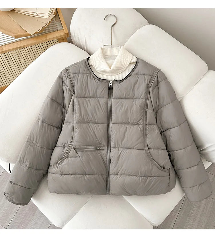 Winter Lightweight Padded Parka Warm Cotton