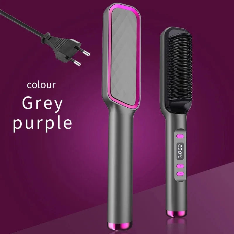 Electric Hot Comb Multifunctional Straight Hair Straightener Comb