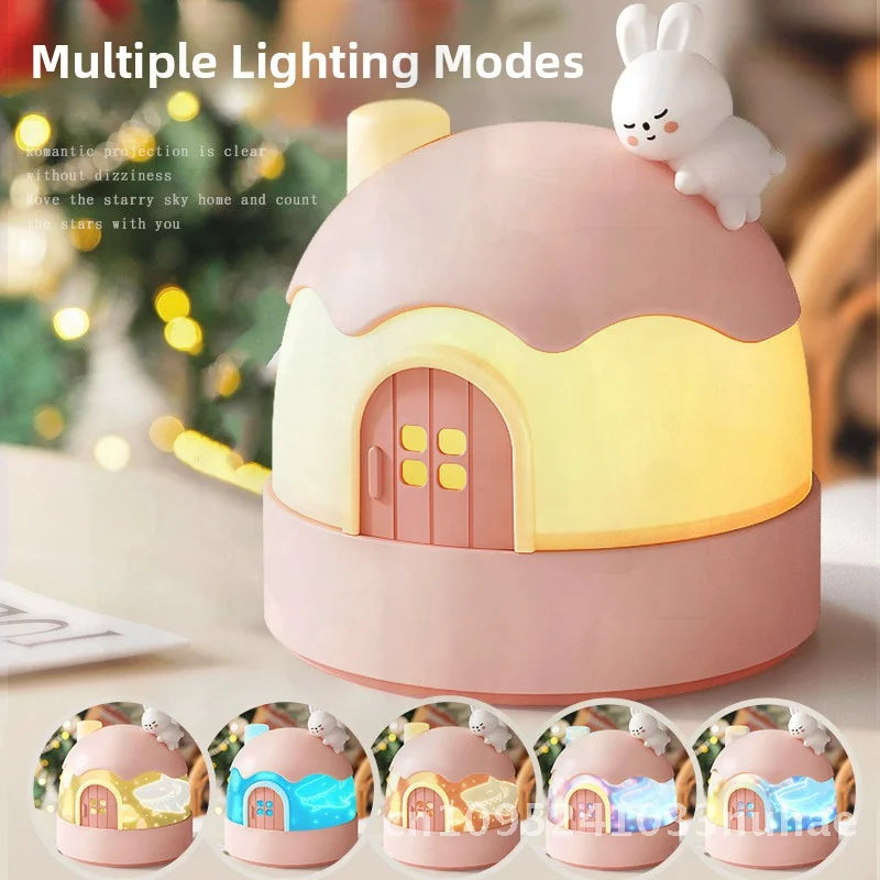 Starry Sky Light Music Box Children's Bedroom Ceiling Projection Rechargeable Toy Gift