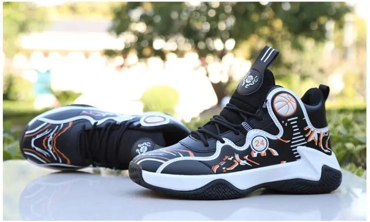 Basketball Shoes Men High Top Breathable Sneakers