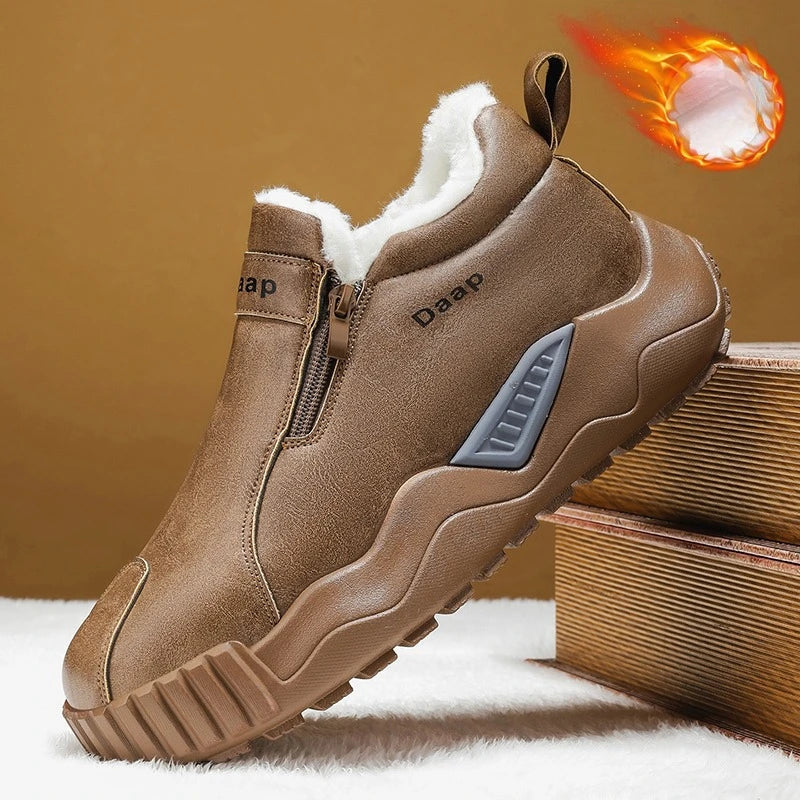 Winter Casual Boots Man High Top Men's Platform Shoes