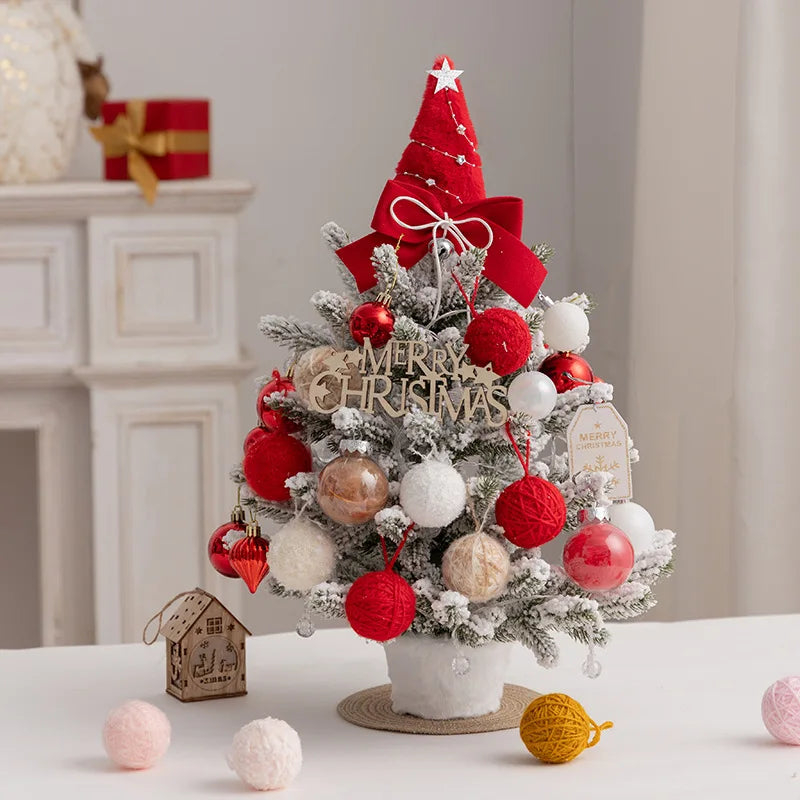 Christmas Tree DIY Set 35cm Xmas Tree with LED Lights