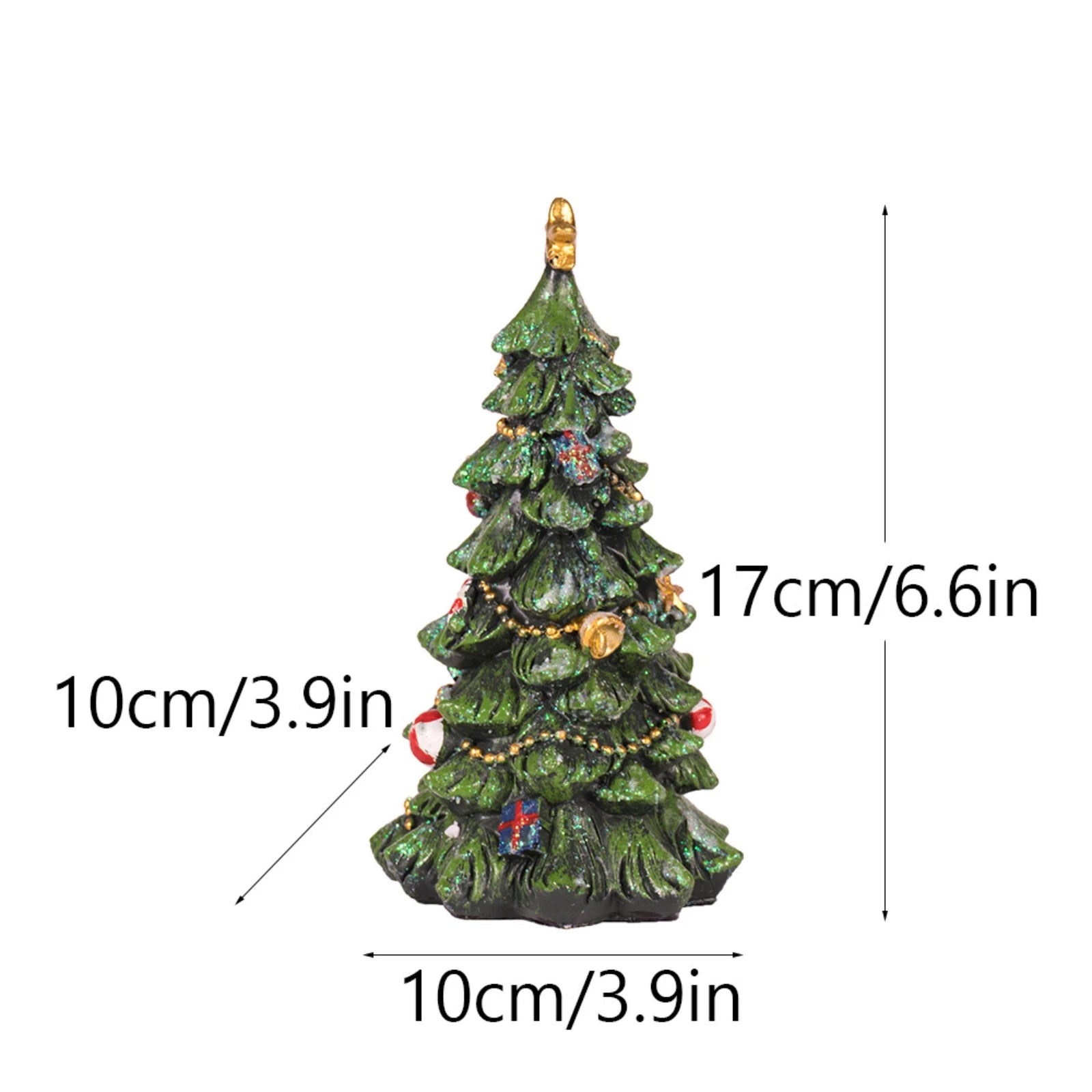 Christmas Tree Desktop Decor - Tabletop Holiday Tree