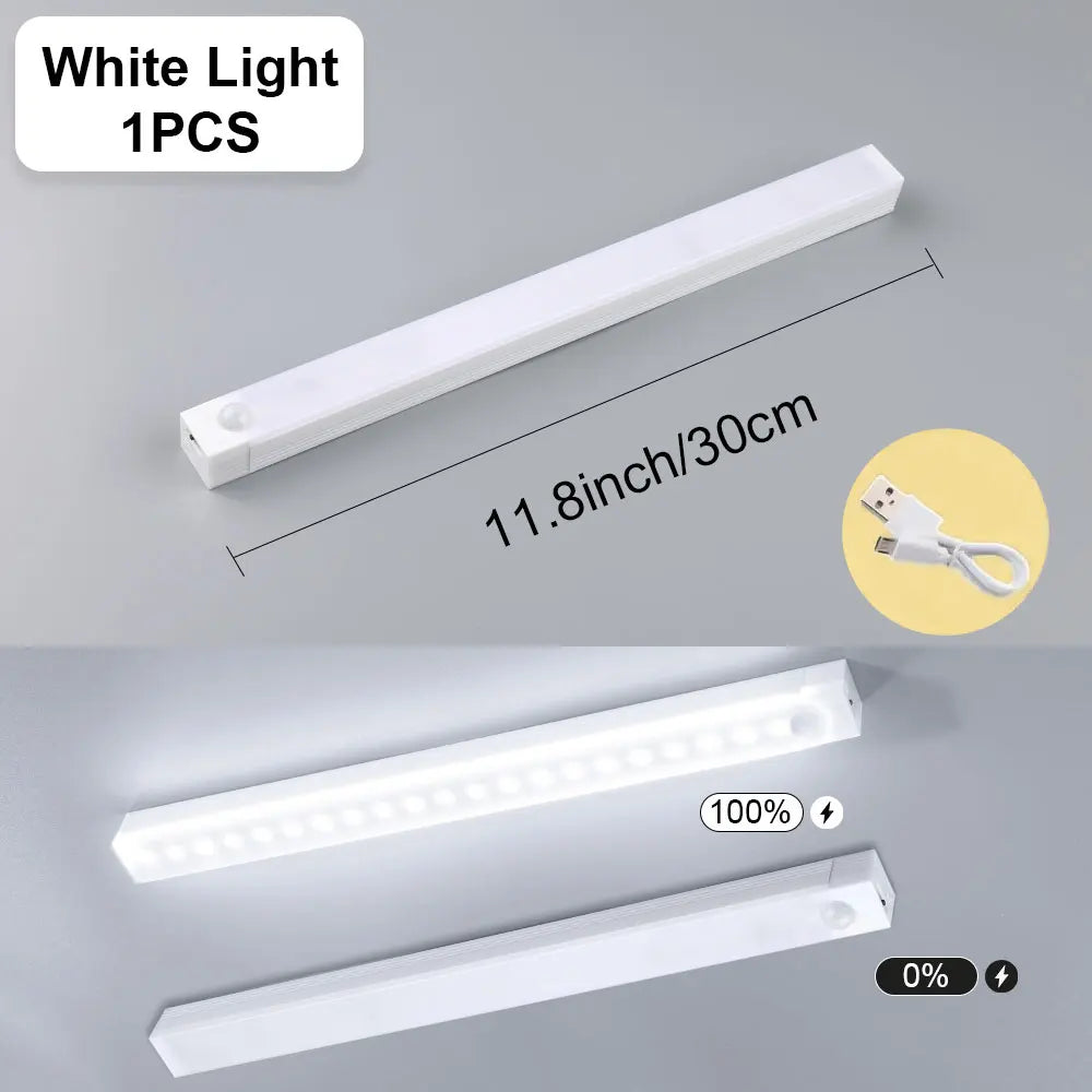 Wireless LED Cabinet Night Light Portable Detector Lamp for Wardrobe Hallway