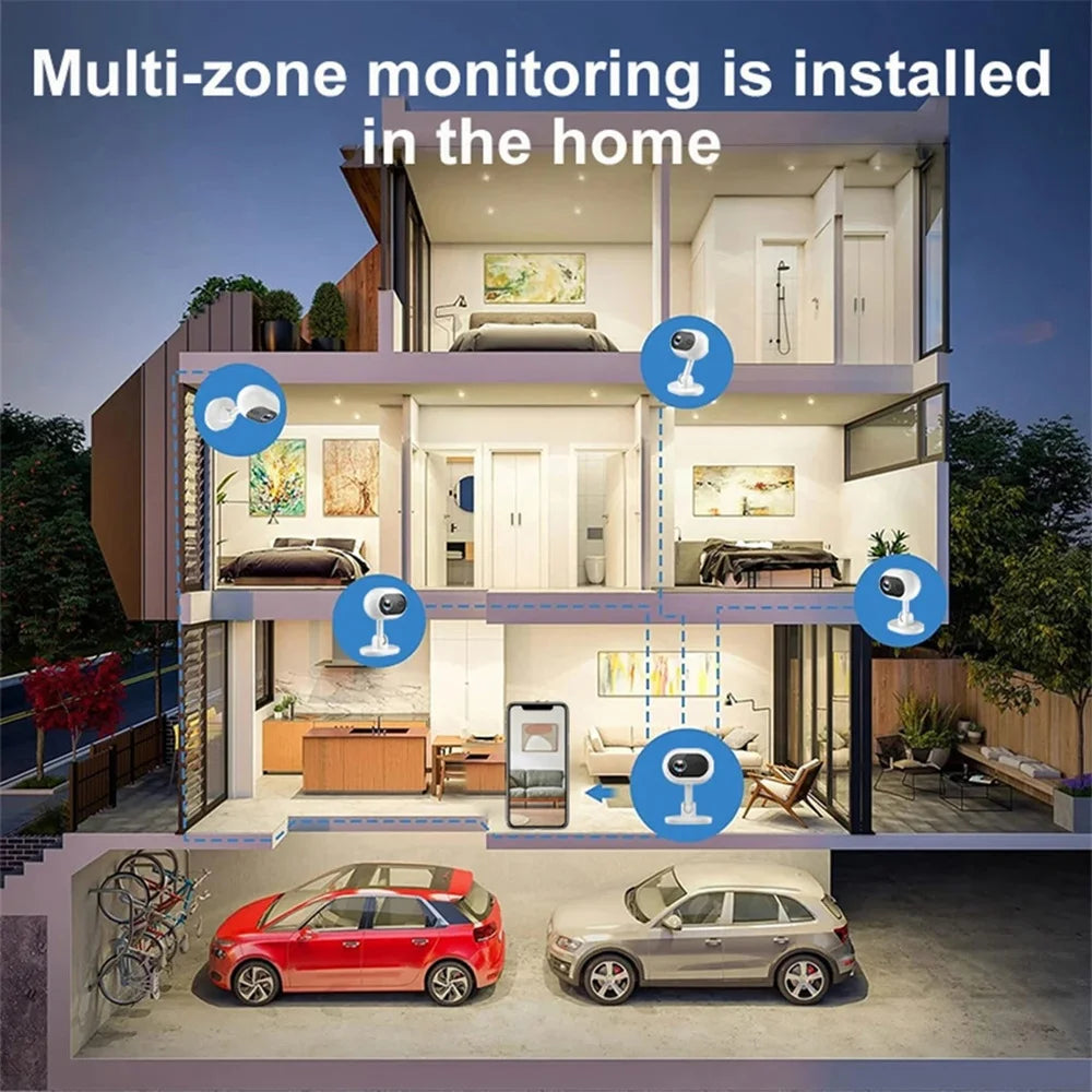 A4 Wifi Mini Camera HD 1080P Wireless Camera Night Vision Recorder Real Time Alarm Baby Monitor