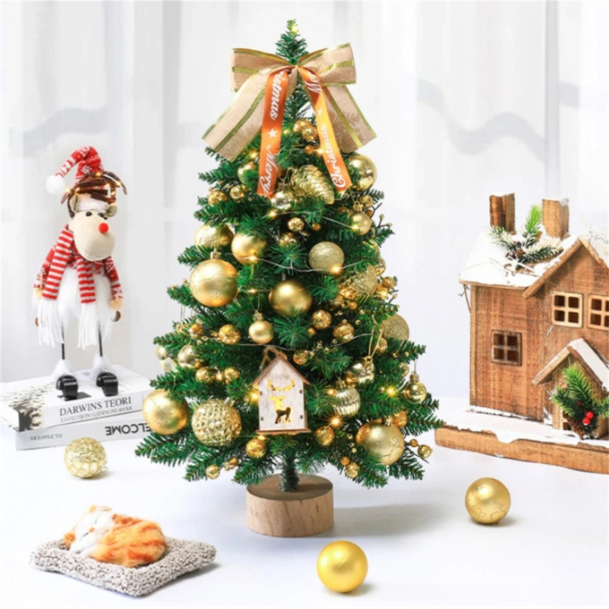 Christmas Tree Ornament Durable Mini Christmas Tree Decoration