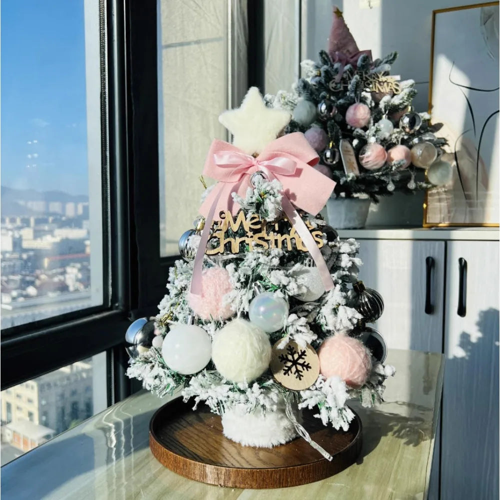 Christmas Tree DIY Set 35cm Xmas Tree with LED Lights