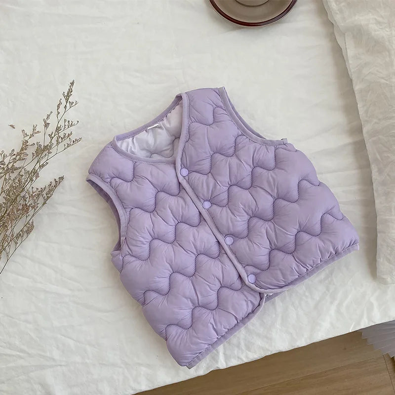Winter Kids Warm Vest Toddler Girls Boys