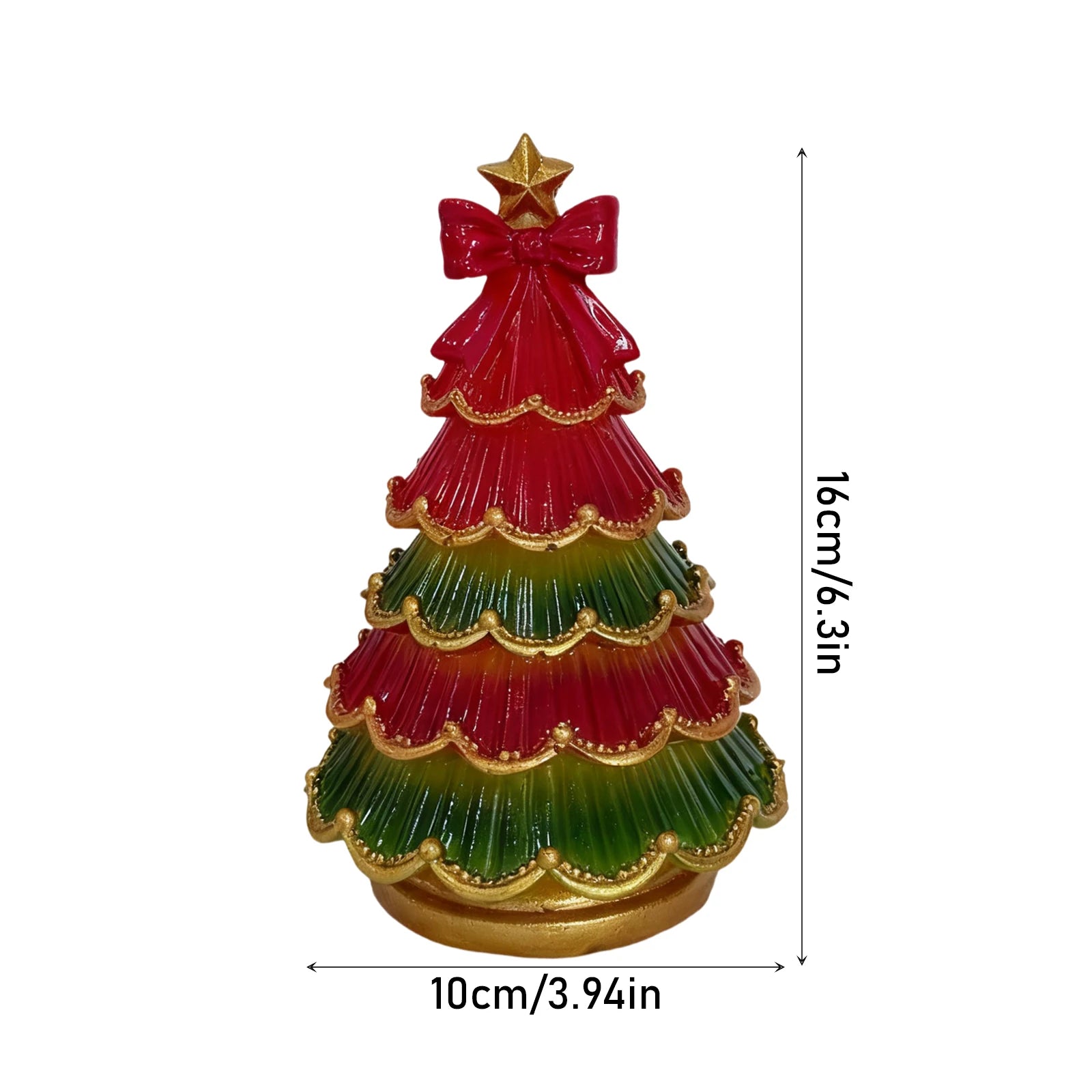 Christmas Tree Lights Battery Led Mini Accent Ornament Tabletop Centerpiece For Home Display Office Decoration