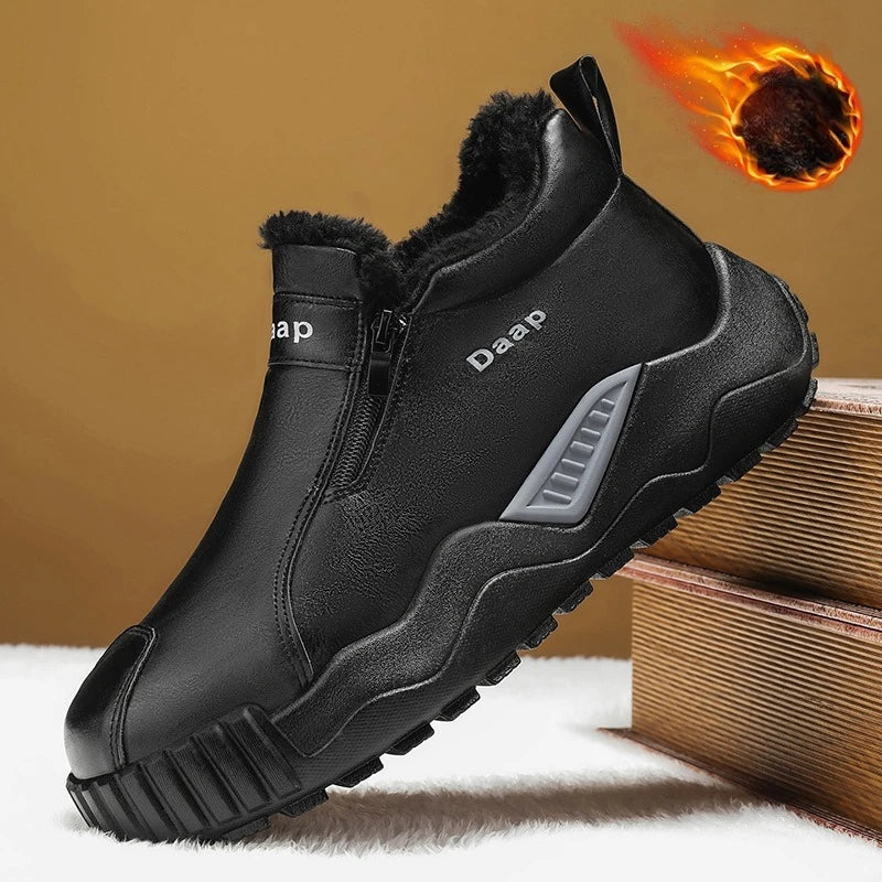 Winter Casual Boots Man High Top Men's Platform Shoes