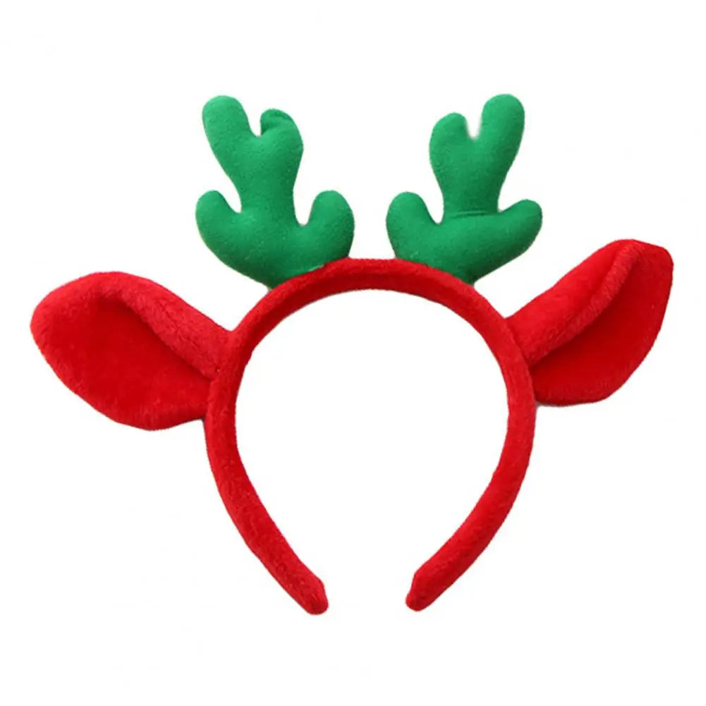 Merry Christmas Cartoon Headband Santa Hat Antler Headband