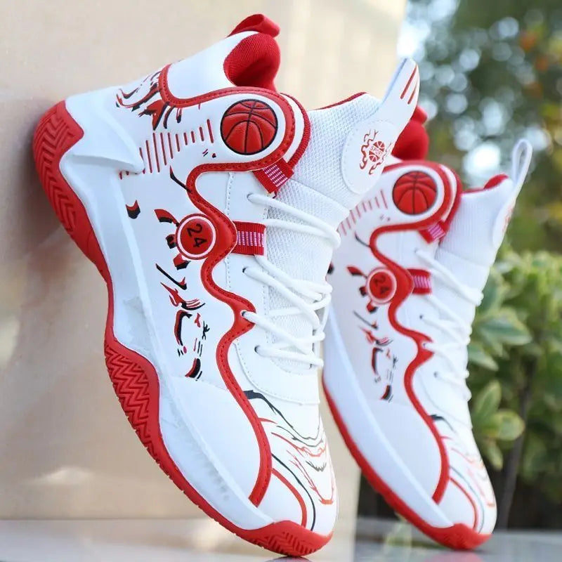 Basketball Shoes Men High Top Breathable Sneakers