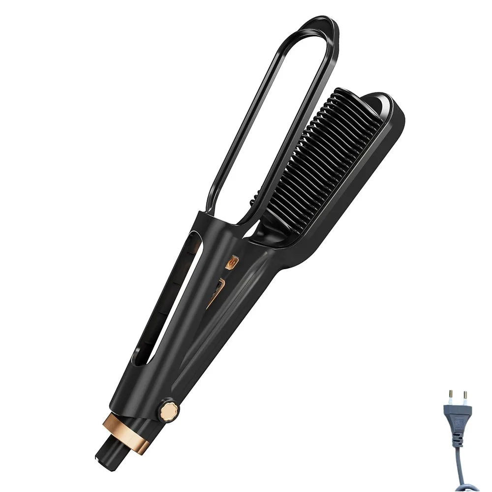 Anti Scald Electric Hair Straightening 2 in 1  Comb