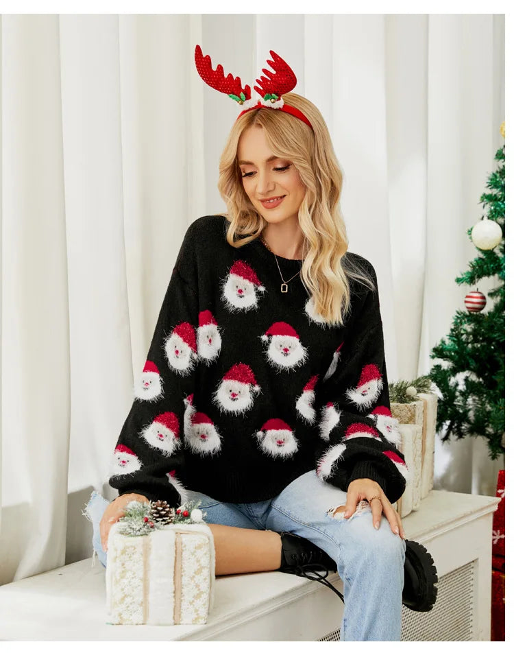 Christmas Knitwears Sweater Women Autumn And Winter