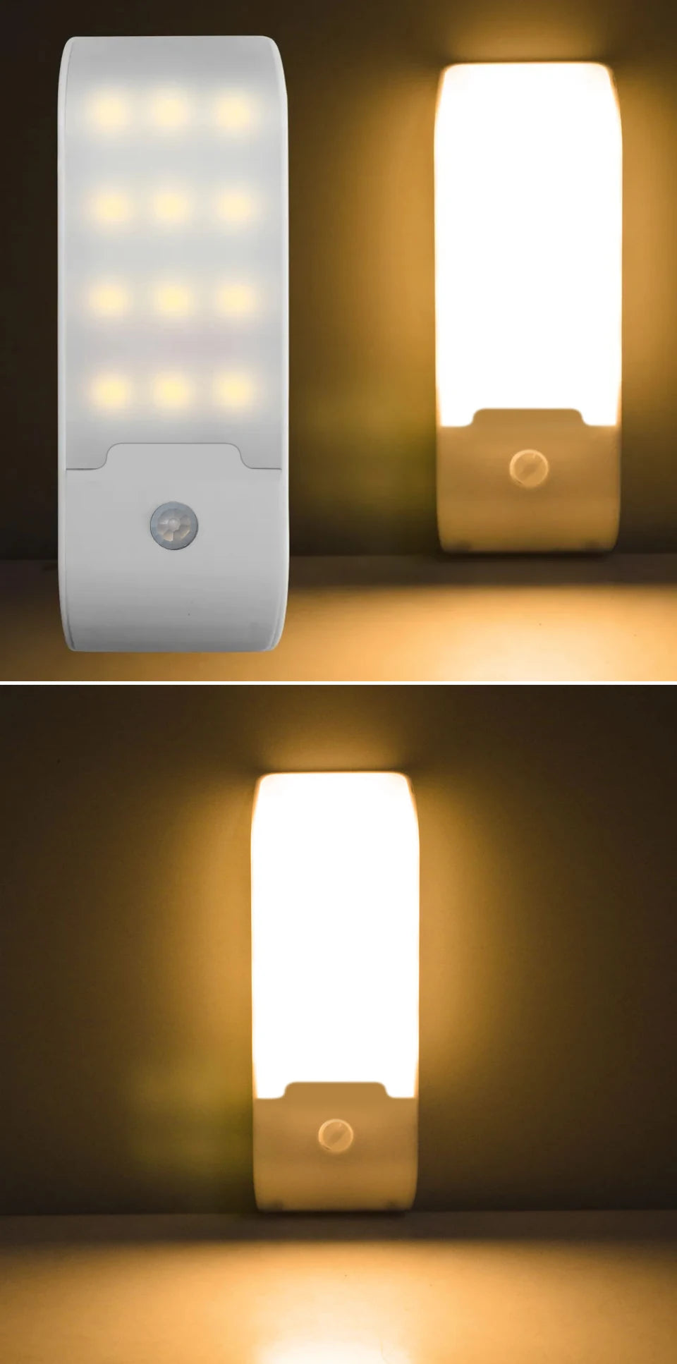 LED Induction Wall Light Bedroom Decor Cabinet Bathroom Light