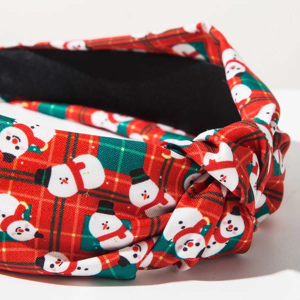 European and American New Christmas Printed Headband for Women