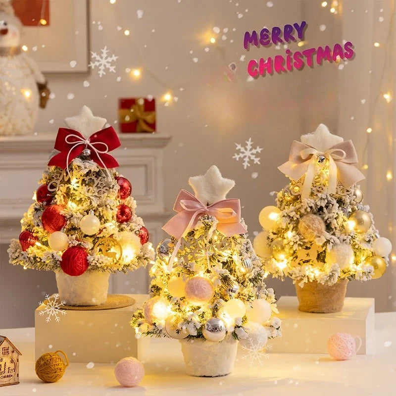 Christmas Tree DIY Set 35cm Xmas Tree with LED Lights