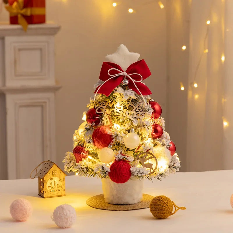Christmas Tree DIY Set 35cm Xmas Tree with LED Lights