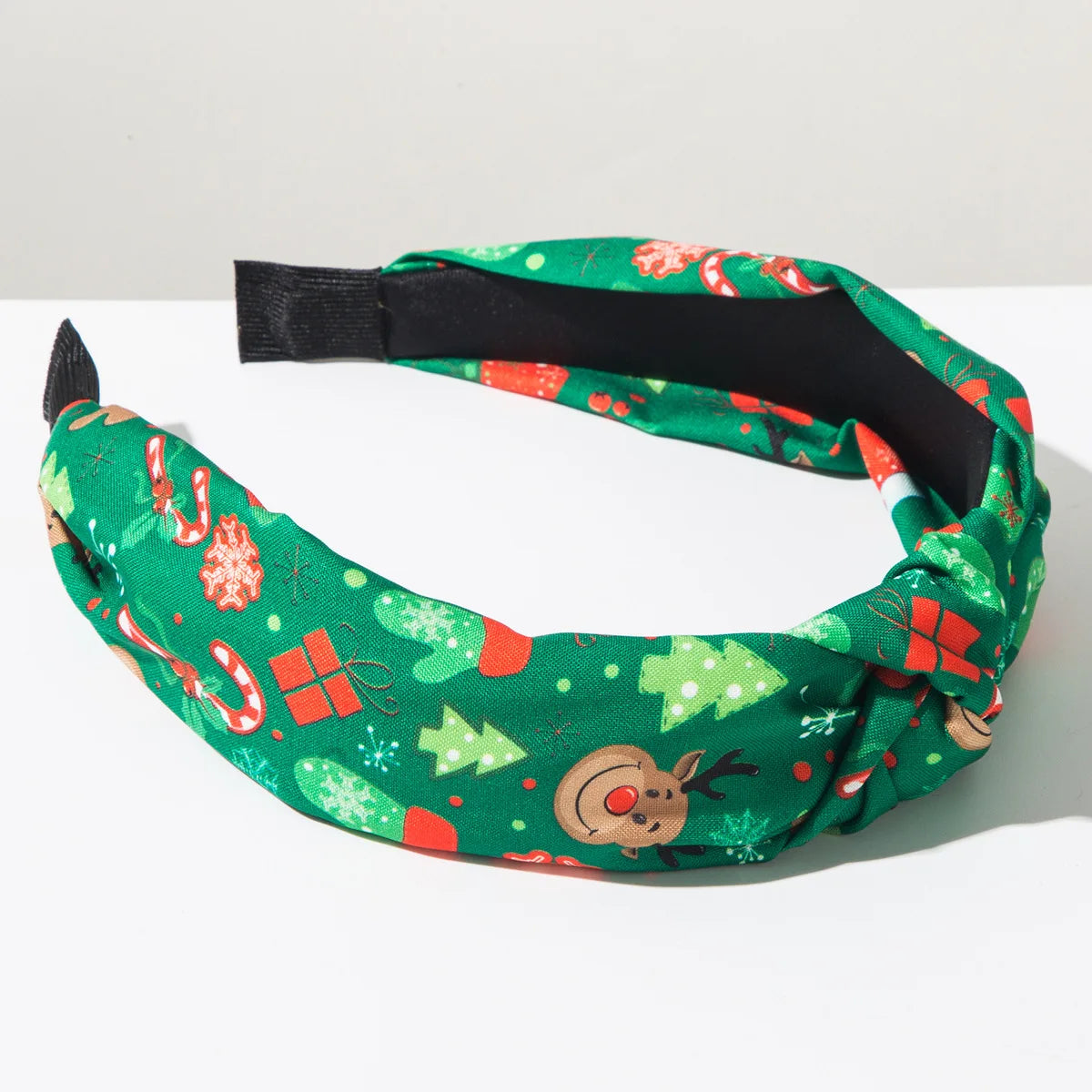 European and American New Christmas Printed Headband for Women