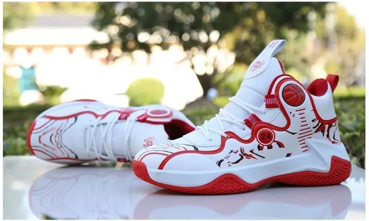 Basketball Shoes Men High Top Breathable Sneakers