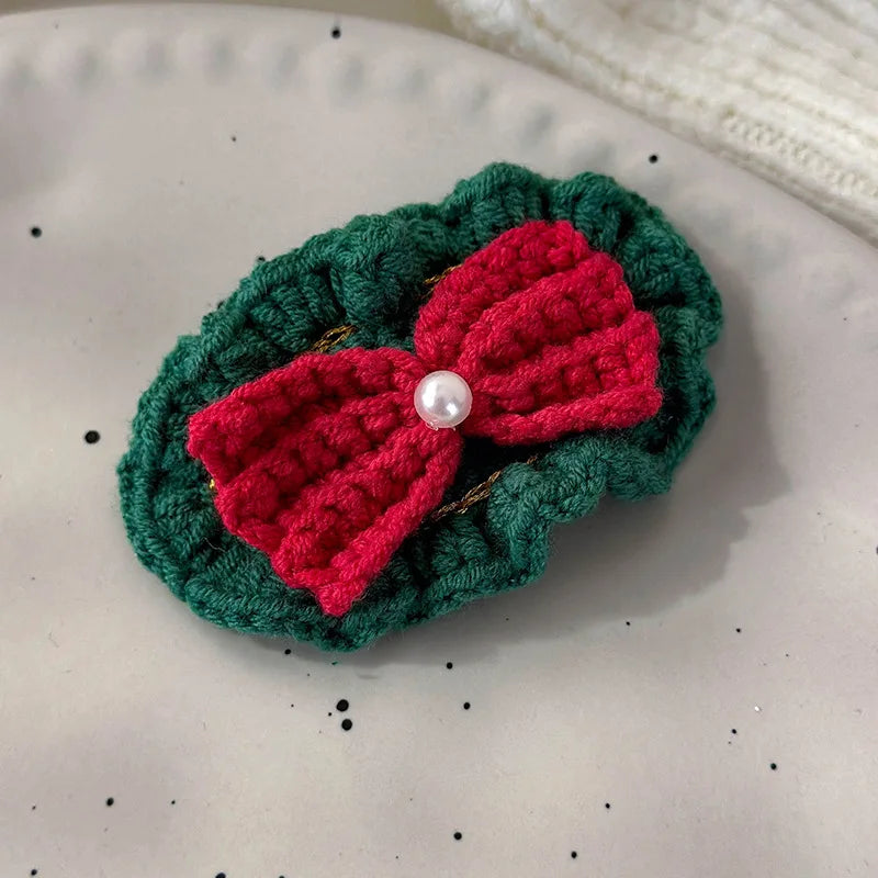 Christmas Series Hair Clips Winter Wool HairPins