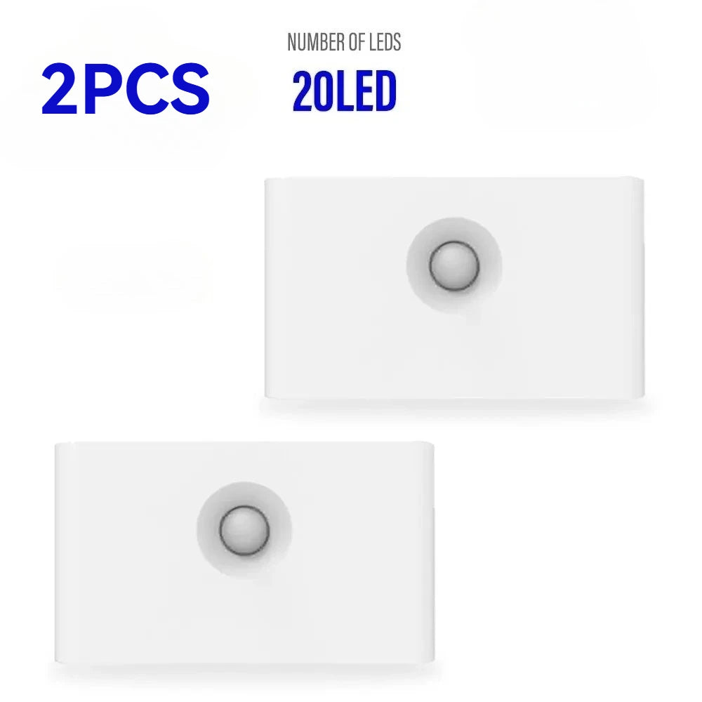 LED Induction Night Light Wireless  Wall Light Bedroom & Bathroom Night Light