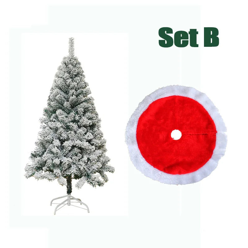 Christmas Tree PVC Artificial Snow Christmas Tree Cedar Christmas Tree Mall Window Decoration