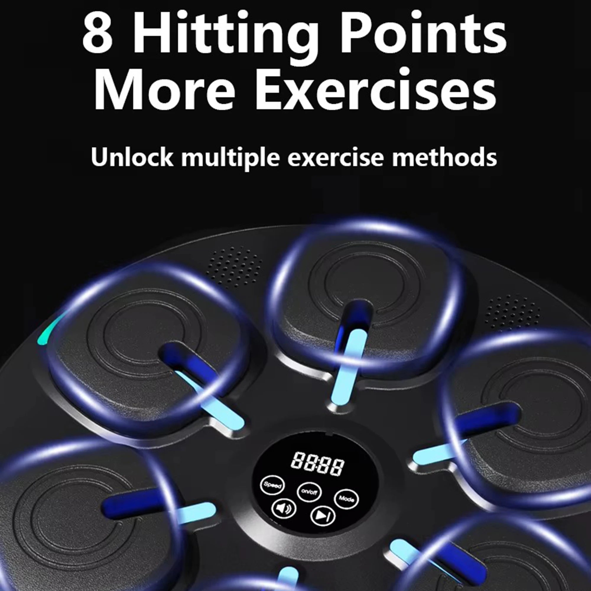 Wall Mounted Music Boxing Machine,Smart Bluetooth Boxing Machine with Boxing Gloves