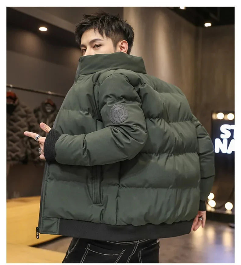 Winter Man Jackets Cotton-padded Parkas Puffer Jacket Men Warm Coats