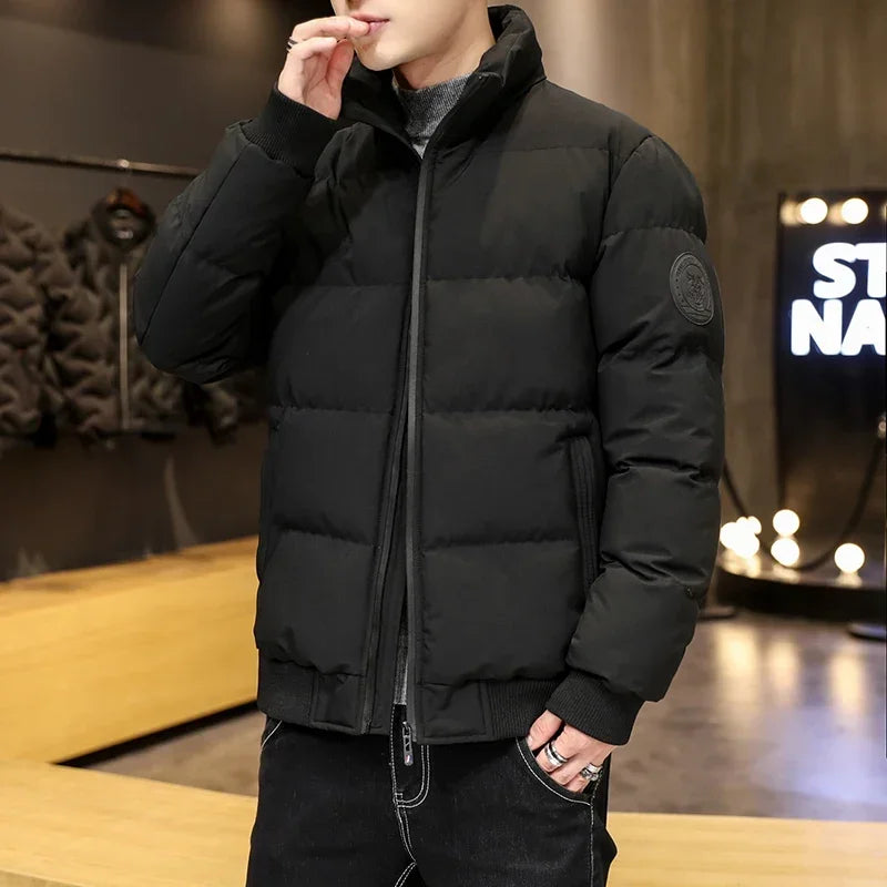 Winter Man Jackets Cotton-padded Parkas Puffer Jacket
