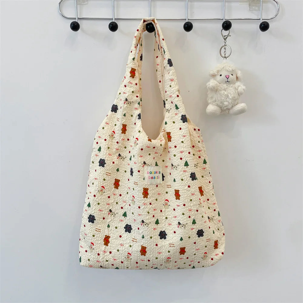 Tote Women Sweet Cartoon Shoulder Bag Shopping Bag