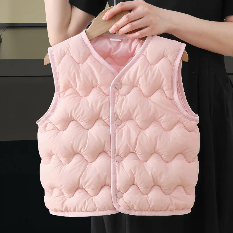 Winter Kids Warm Vest Toddler Girls Boys