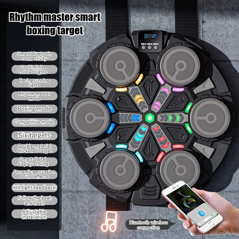Wall Mounted Smart Music Boxing Machine Bluetooth