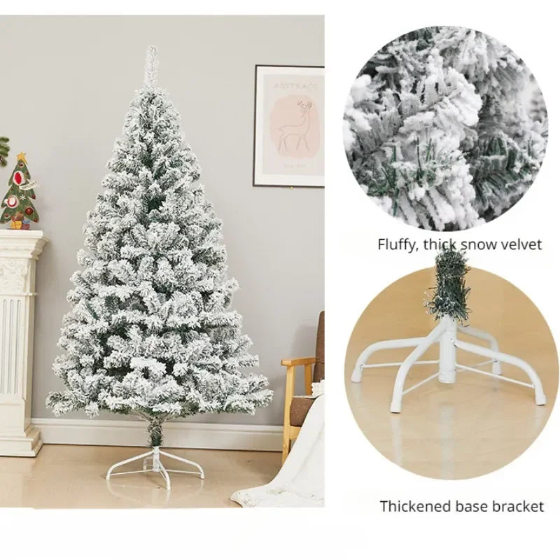 Christmas Tree PVC Artificial Snow Christmas Tree Cedar Christmas Tree Mall Window Decoration