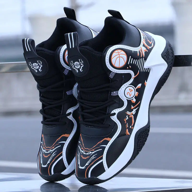 Basketball Shoes Men High Top Breathable Sneakers