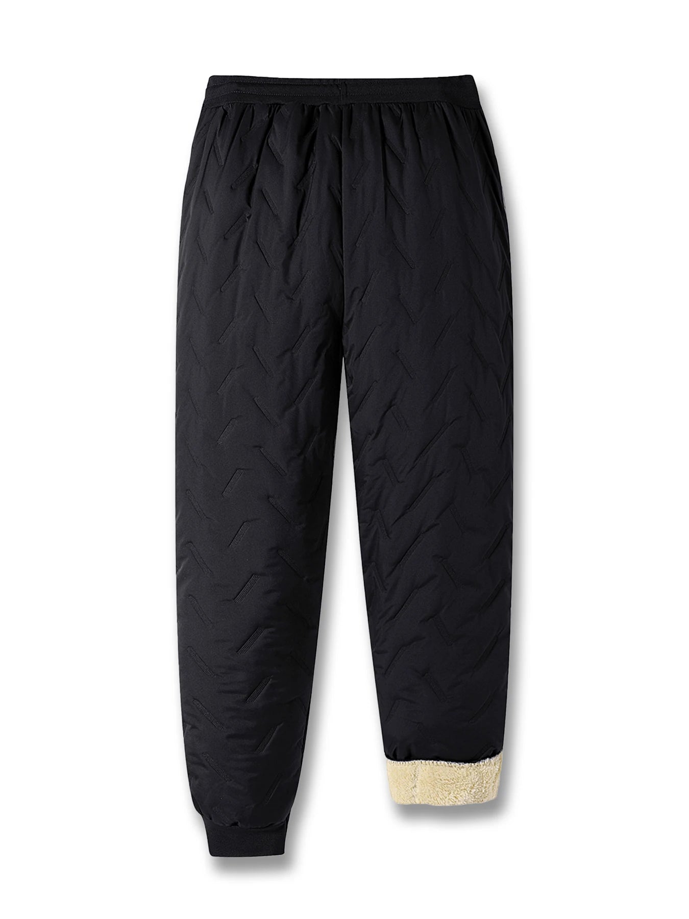 Winter Men Thermal Streetwear Plush Thick Fleece Sweatpant
