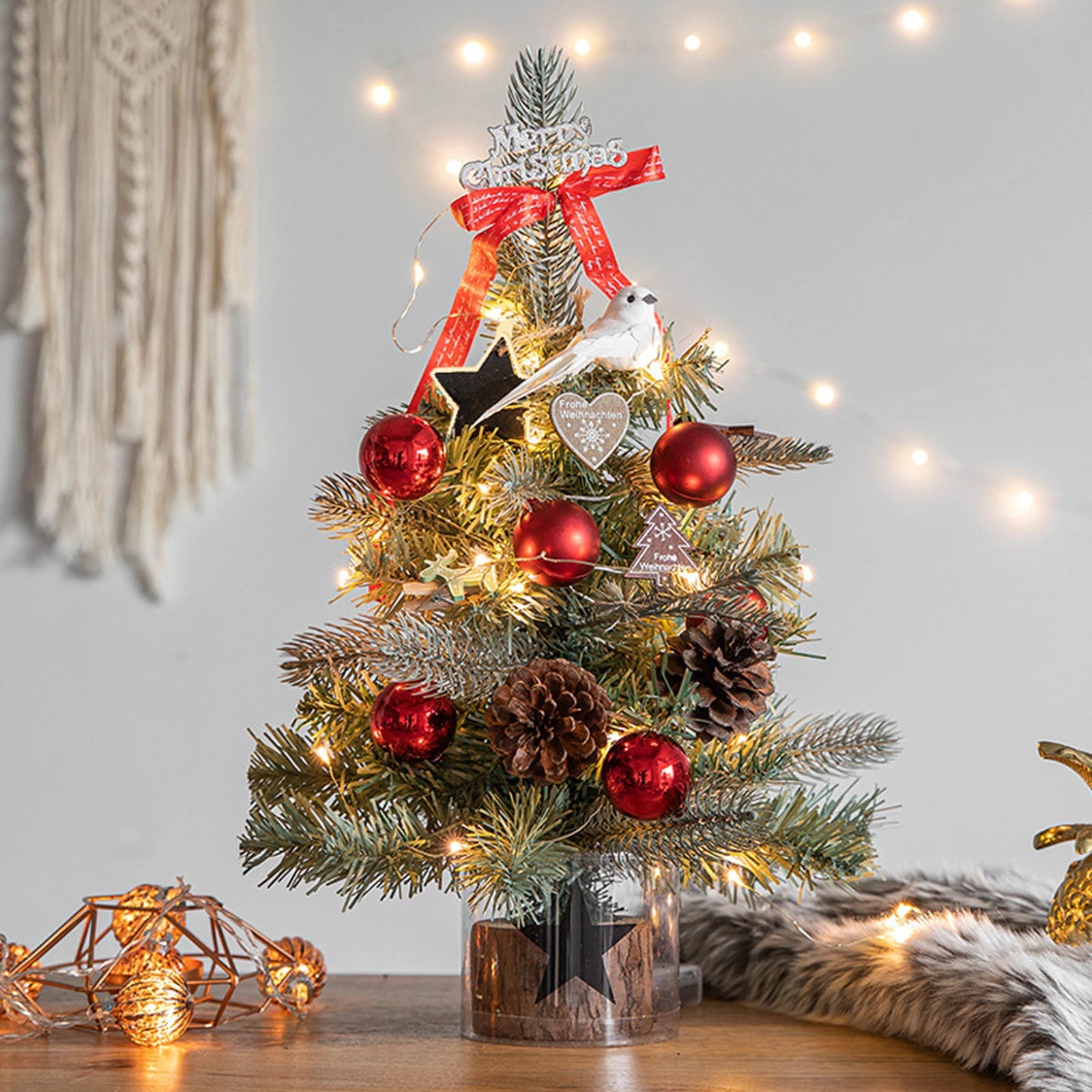 Classic Exquisite Christmas Tree Christmas Creatively Desktop Ornaments