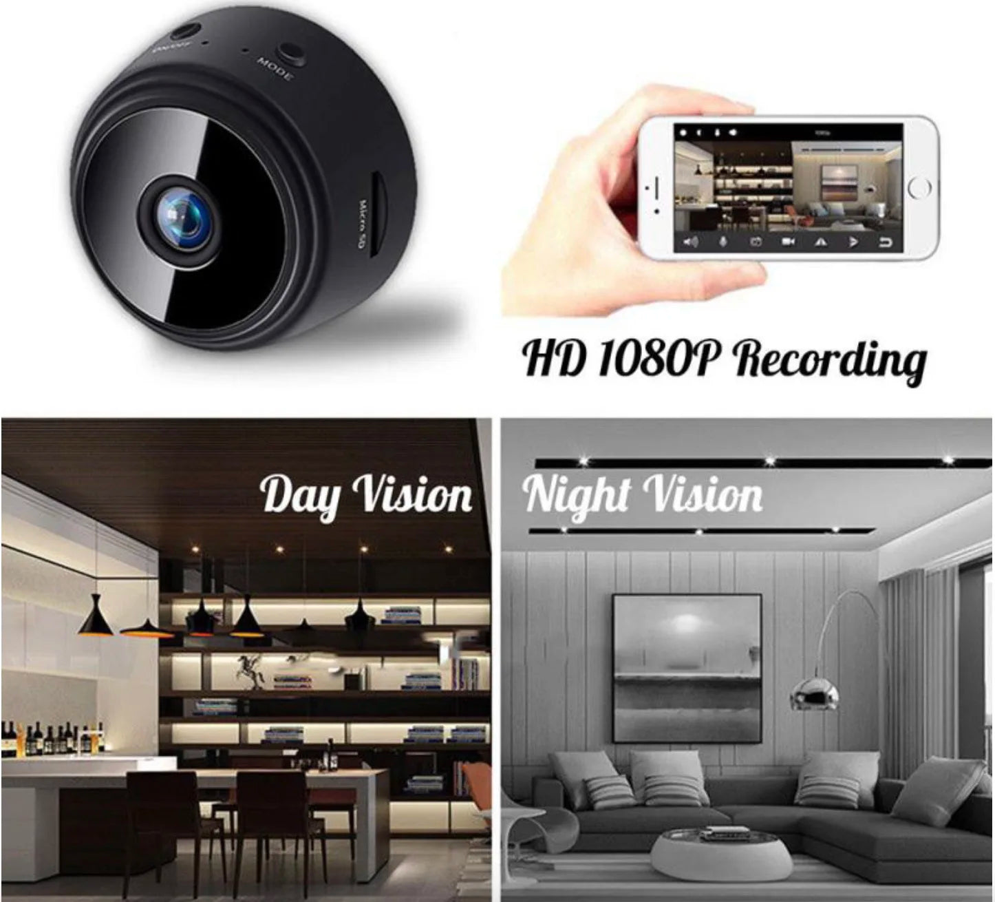 A9 Mini Camera WiFi Camera 1080P Full HD Micro IP Camera Remote Wireless
