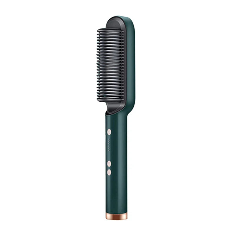 Negative Ion Hair Straight Brush Ptc Heater Comb
