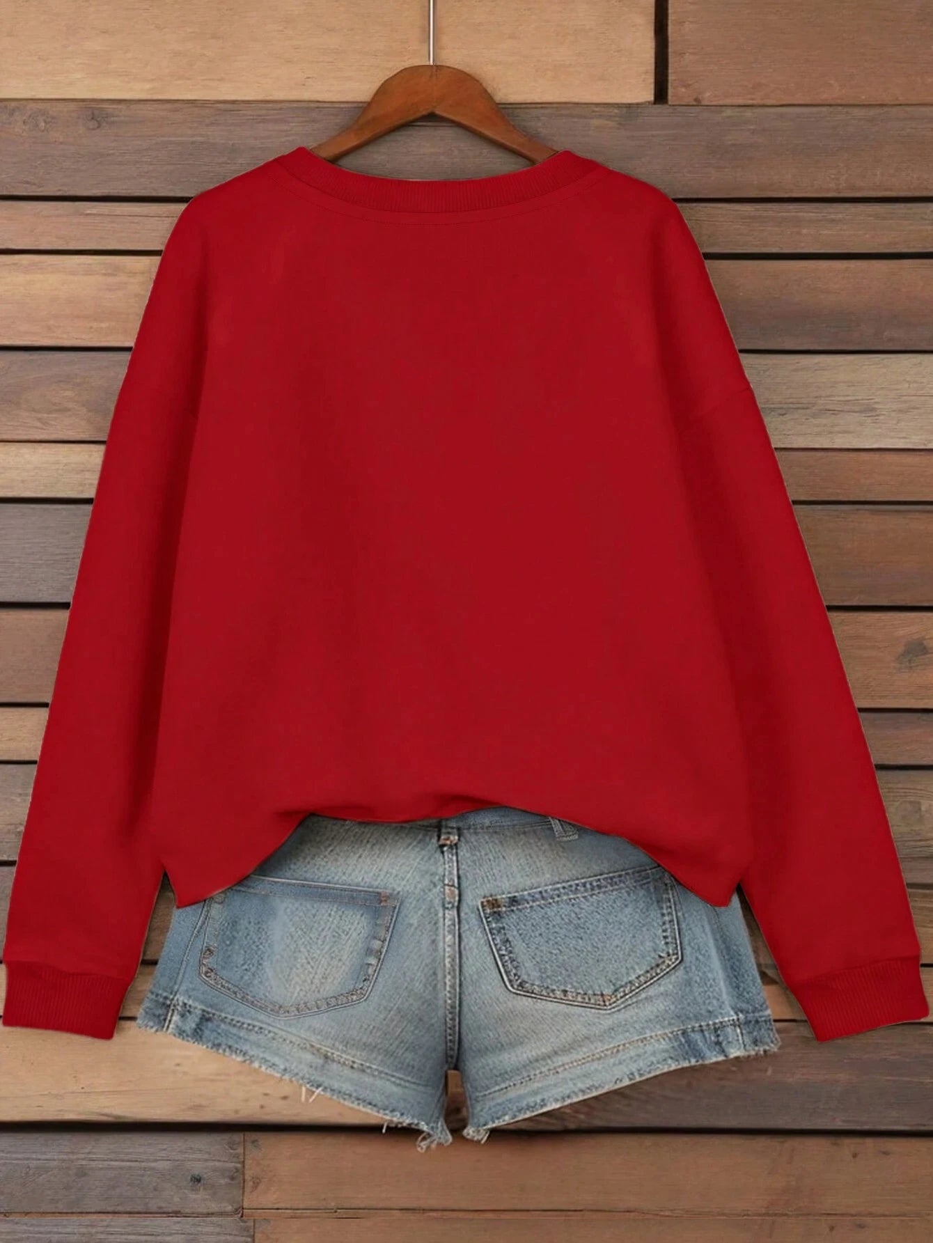 Merry Bright Christmas Tree Printing Women Sweatshirt Hip Hop Clothes