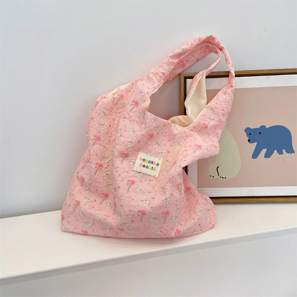 Tote Women Sweet Cartoon Shoulder Bag Shopping Bag