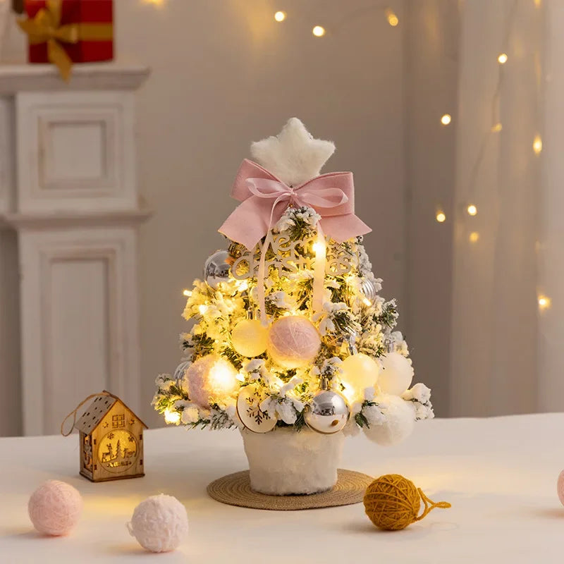 Christmas Tree DIY Set 35cm Xmas Tree with LED Lights