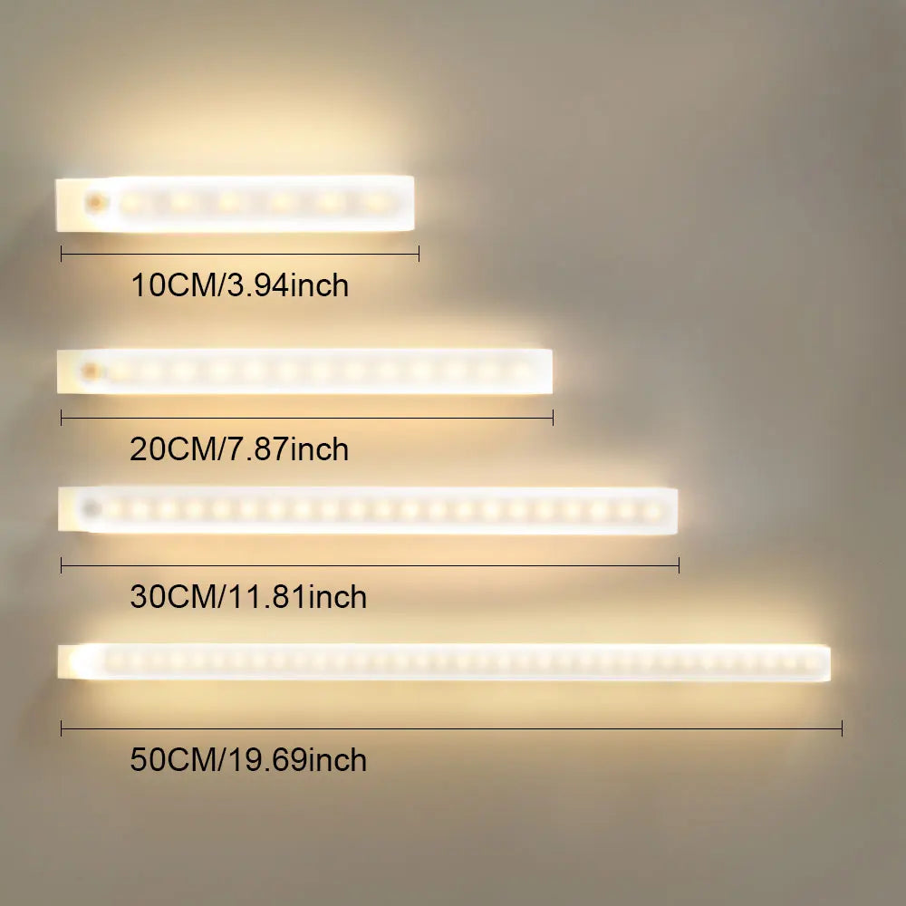 Wireless LED Cabinet Night Light Portable Detector Lamp for Wardrobe Hallway