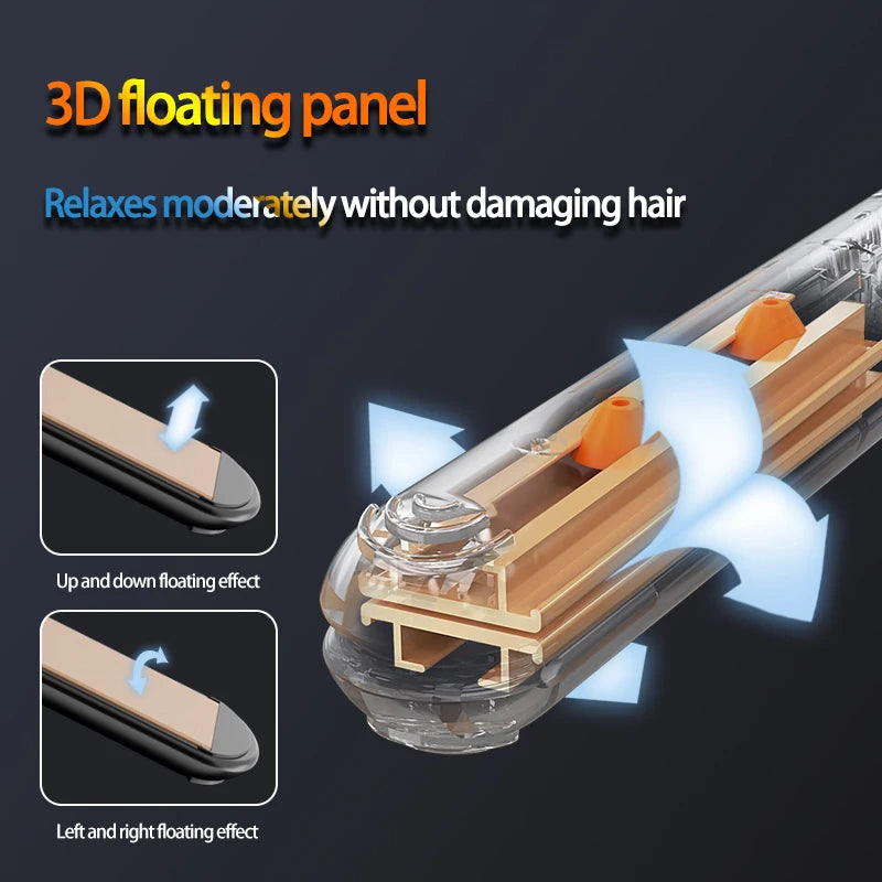 Hot Comb Straightener Curler Dual Purpose