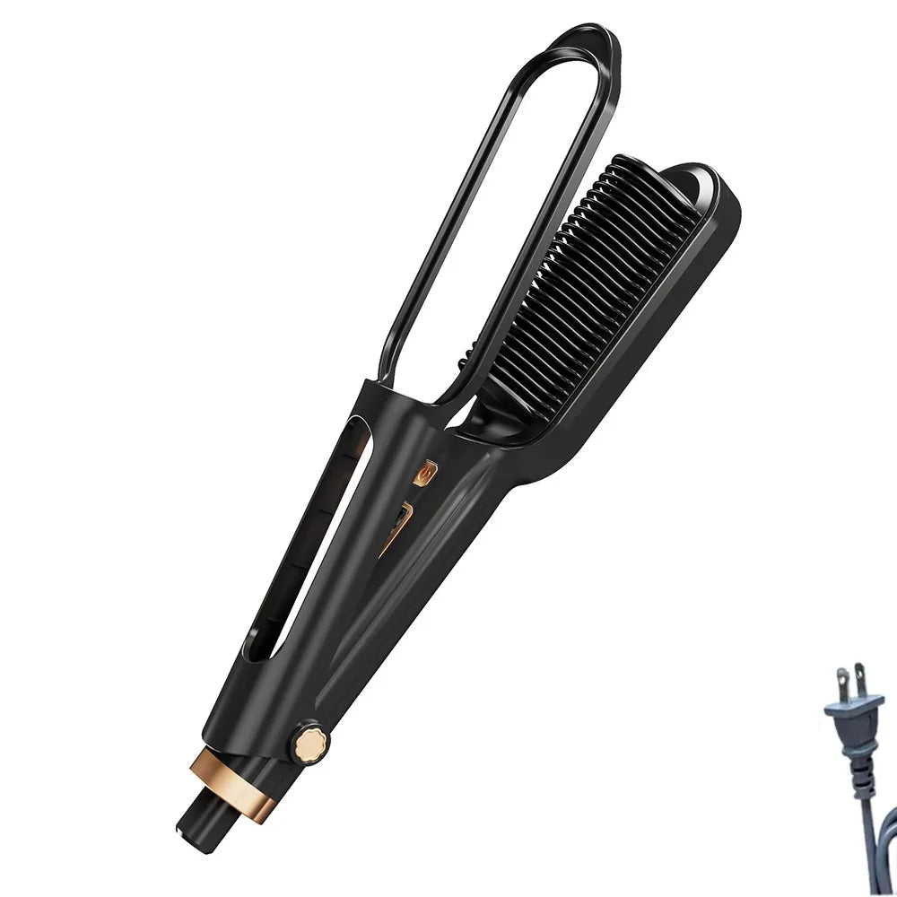 Anti Scald Electric Hair Straightening 2 in 1  Comb